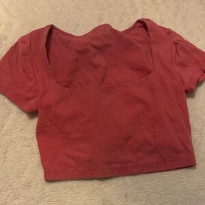 Aerie Red Crop Top